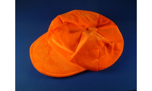 Orange Flat Cap